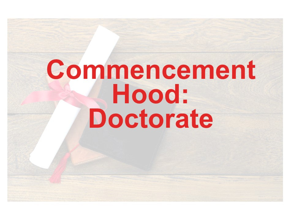 Commencement Hood - Doctorate