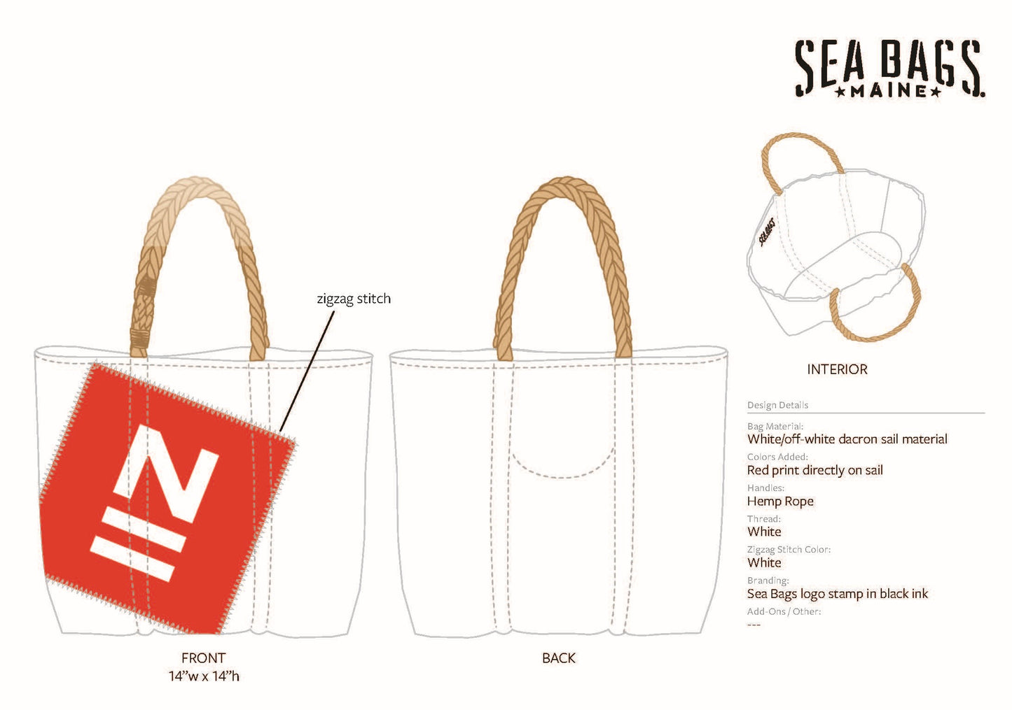 "N" Sea Bag