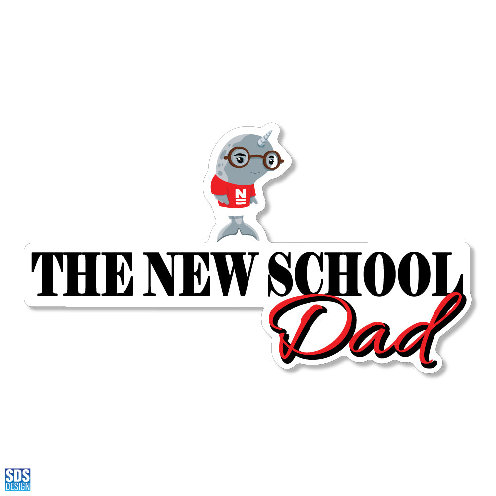 The New School Dad 6 inch Decal
