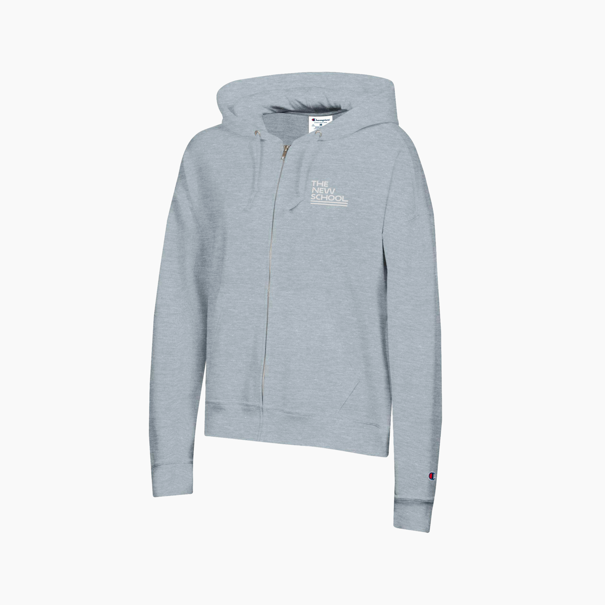 TNS Champion Zipper Hoodie (Women's Cut) – The New School TNS Champion Zipper Hoodie (Women's Cut) – The New School