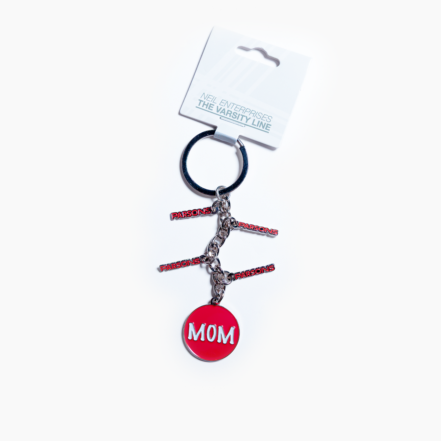 Parsons Mom Dangle Charm Keychain