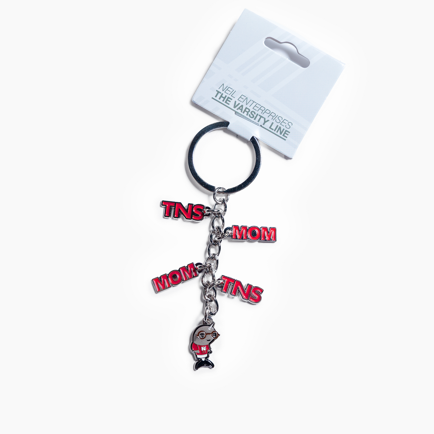 TNS Mom with Gnarls Dangle Charm Keychain