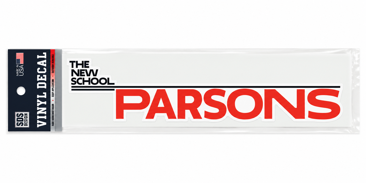 Parsons 10 Inch Vinyl Decal
