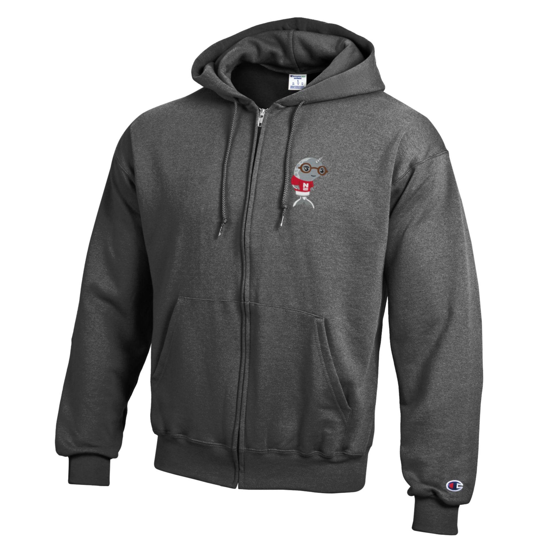 gnuhr POWER HOODIE Asphalt 4L power wool