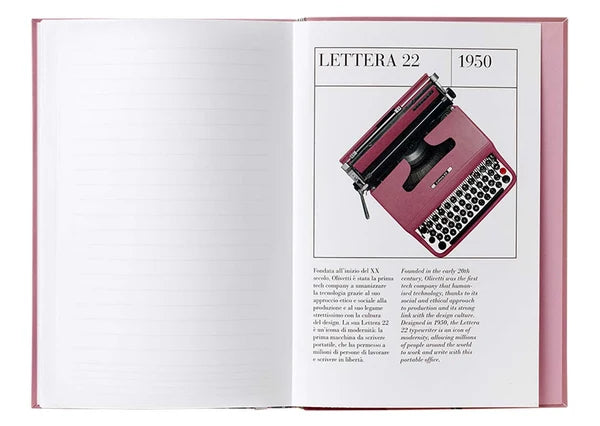 Pigna Notebook - Lettera 22 Hard Cover