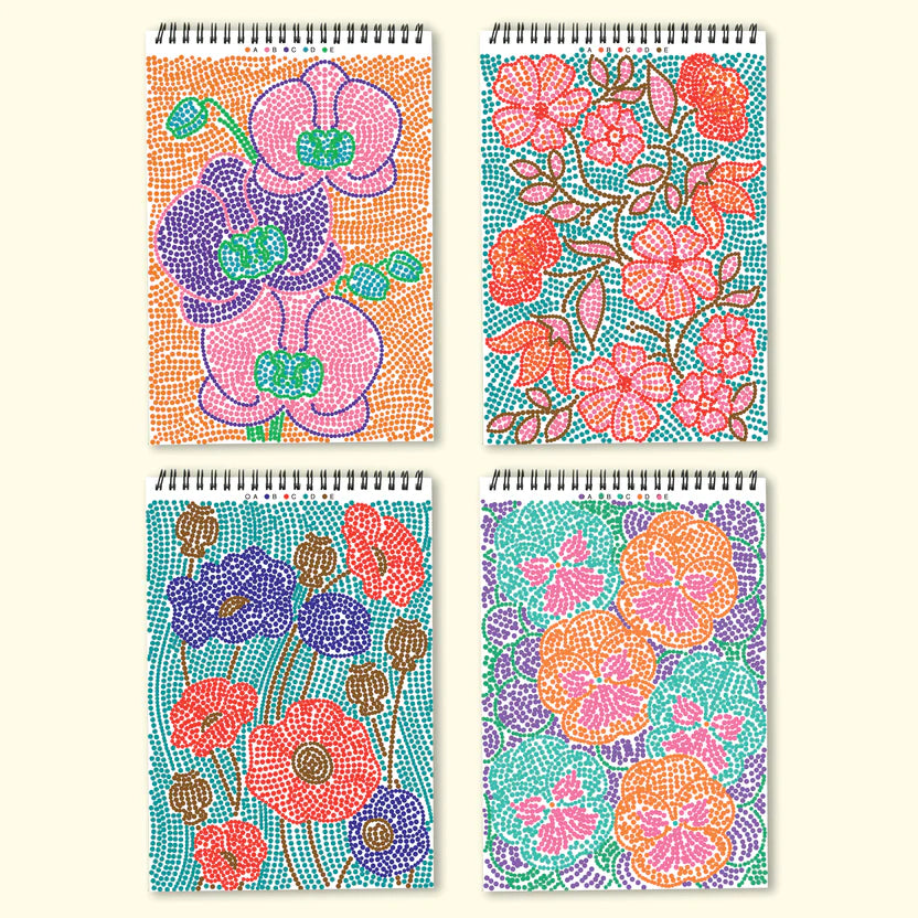 Lifelines Flow Art Dot-by-Letter Notebook