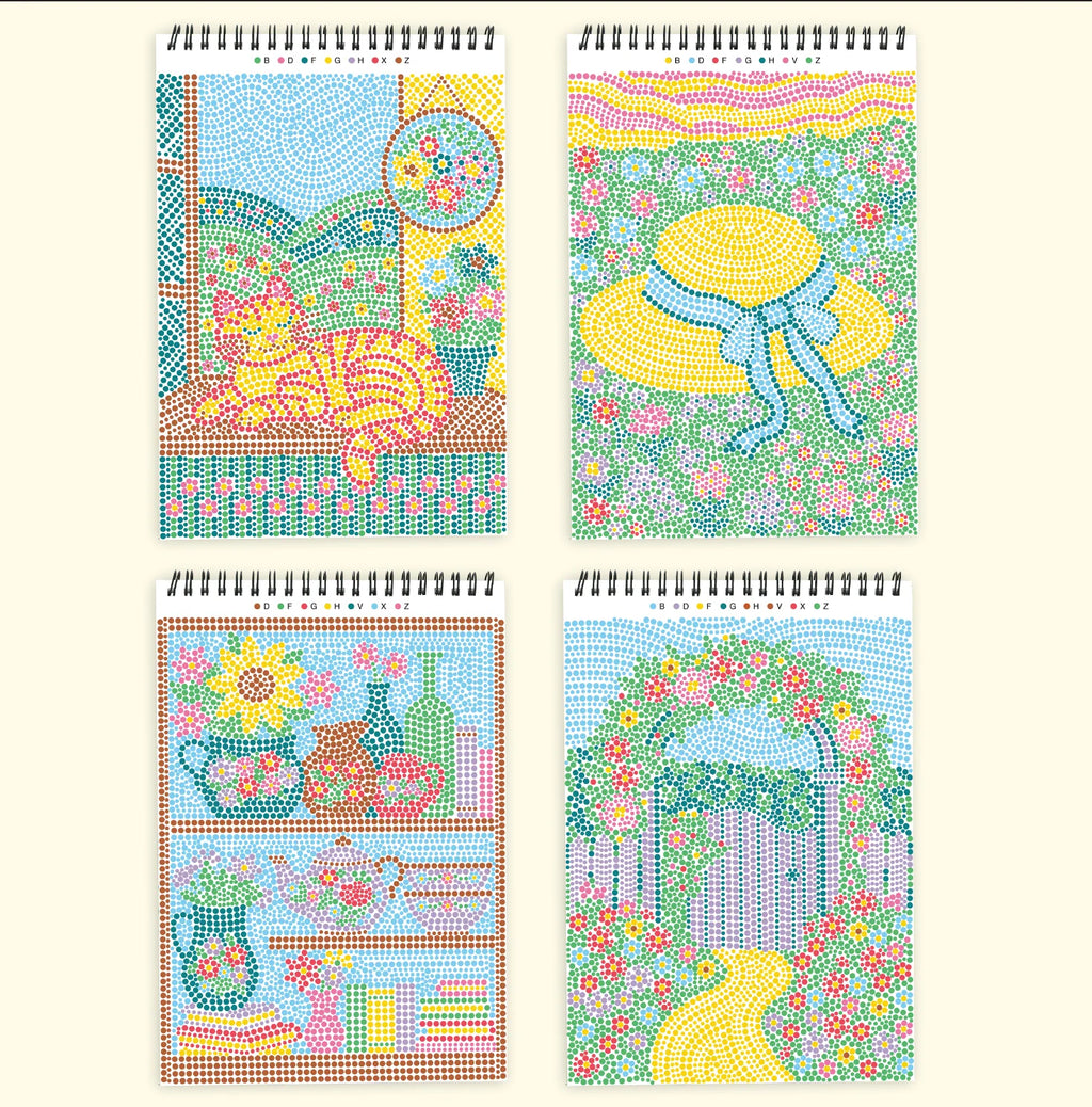 Lifelines Flow Art Dot-by-Letter Notebook