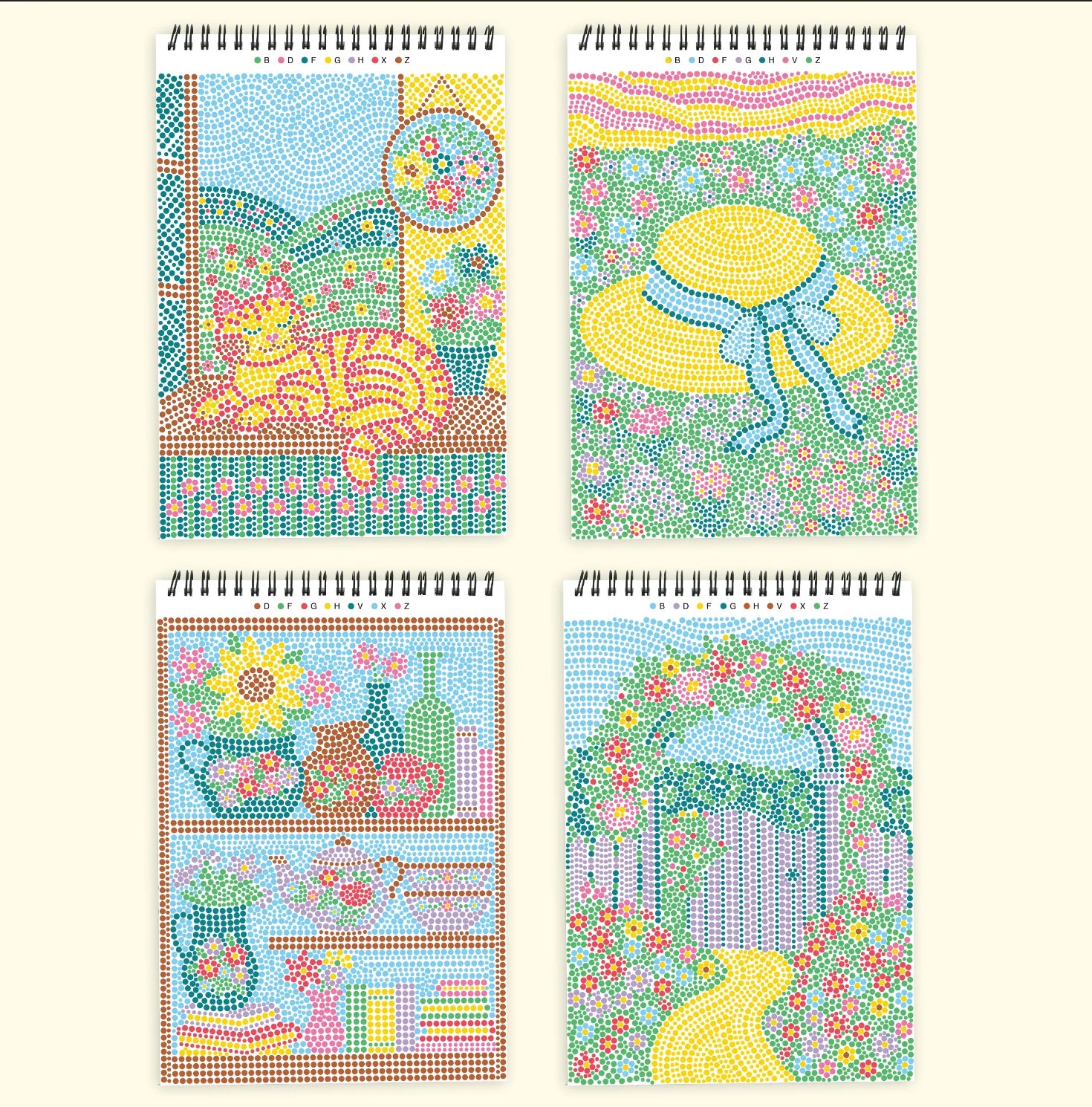 Lifelines Flow Art Dot-by-Letter Notebook