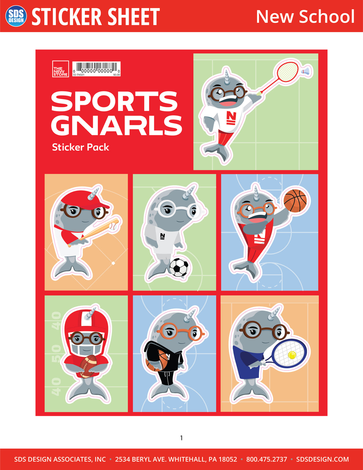 Gnarls Sports Pack - Rugged Sticker