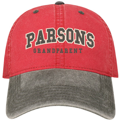 Parsons Grandparent Terra Twill Adjustable Cap