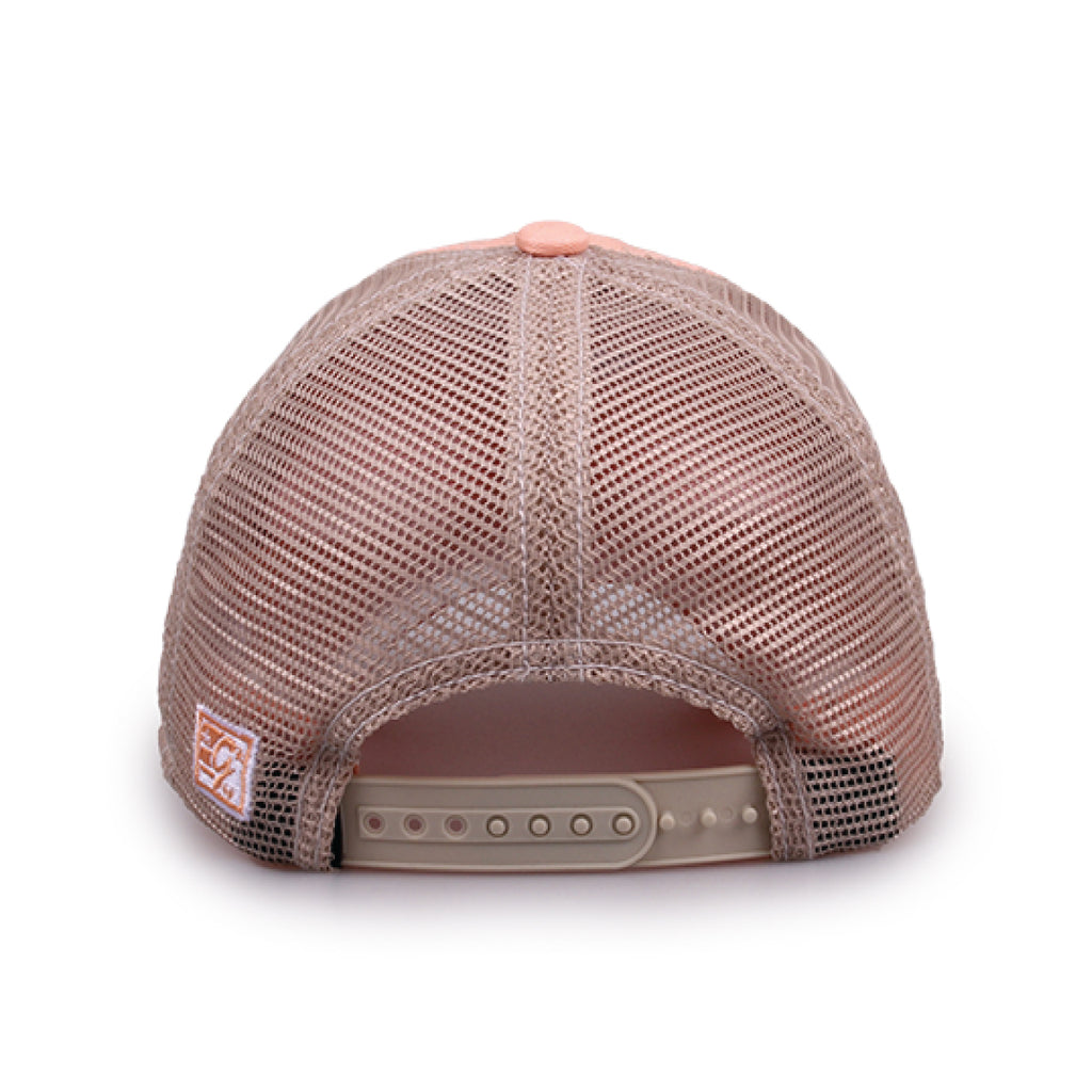 Parsons Embroidered Trucker - Peach