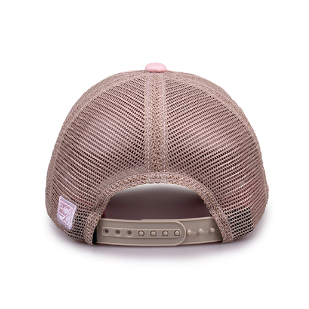 Parsons Embroidered Trucker - Pink