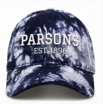 Parsons Embroidered Trucker - Navy Tie Dye