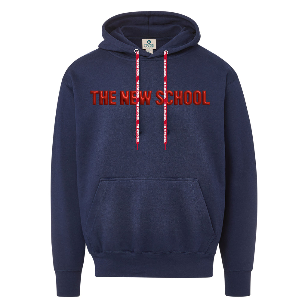 The New School Silicone Puff Hood with Fashion Drawstrings