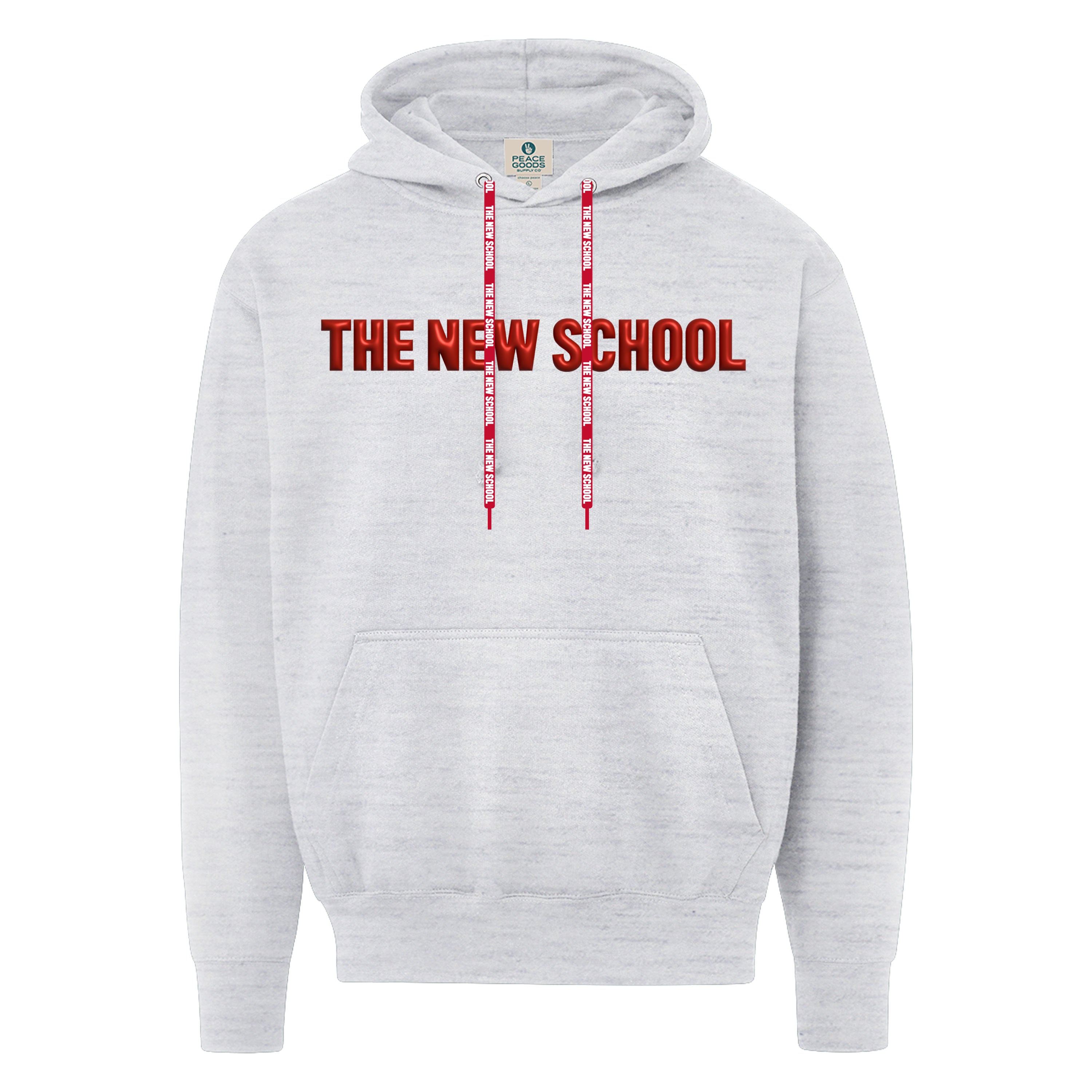 The New School Silicone Puff Hood with Fashion Drawstrings