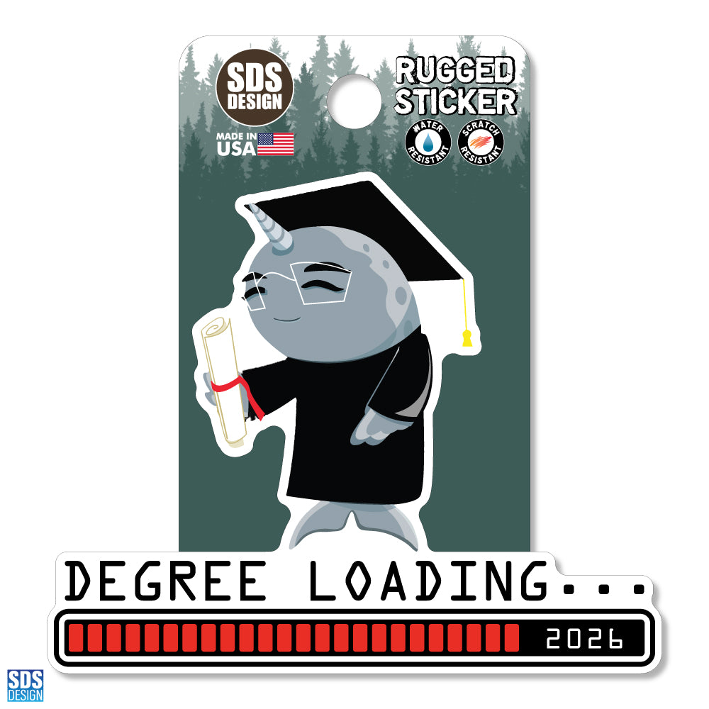 Gnarls Degree Loading - Rugged Sticker 3.5"