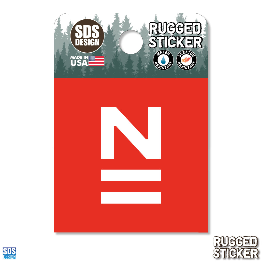 "N" - Rugged Sticker