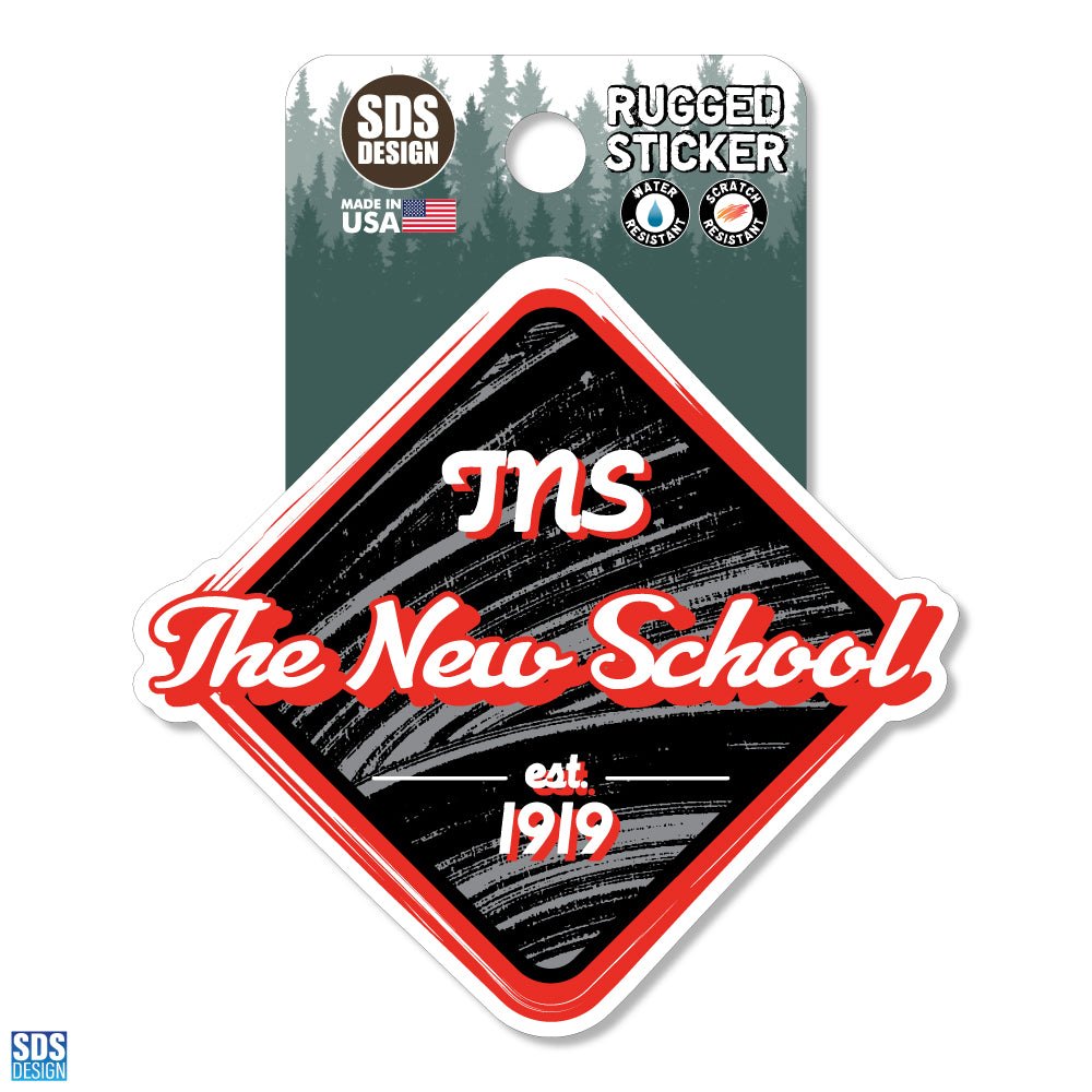 TNS Paint Swoosh Diamond - Rugged Sticker 3.5"