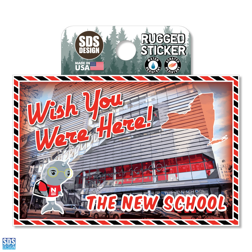 TNS Wish You Were Here - Rugged Sticker 3.5"