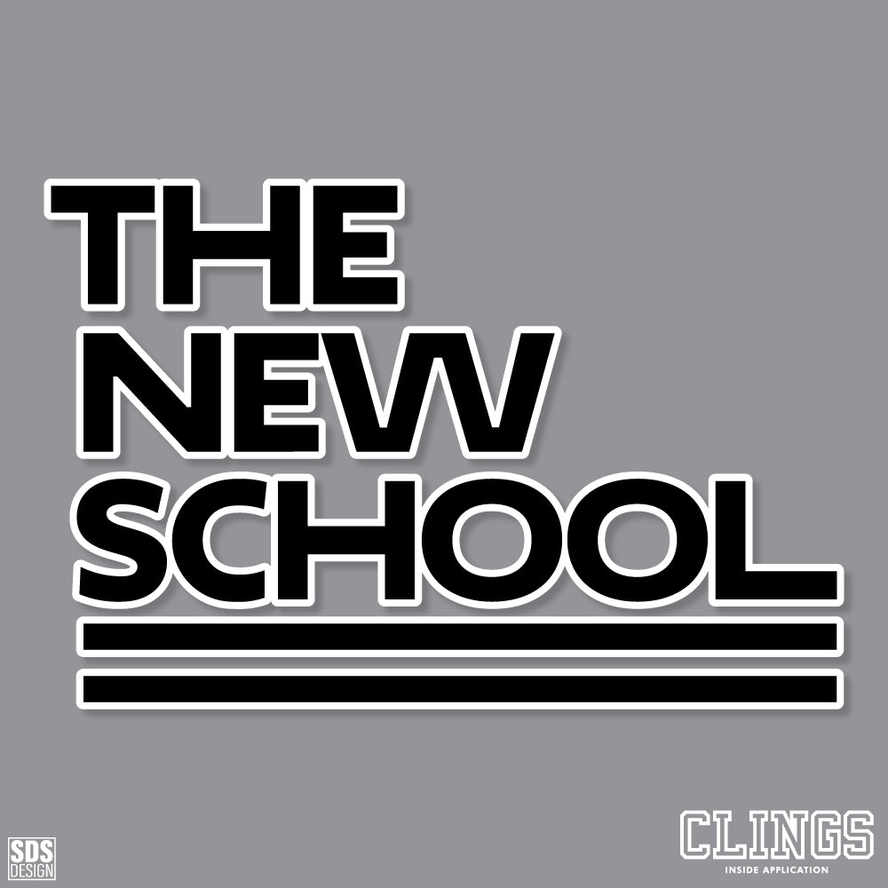 The New School - Transparent Cling Classics Collection