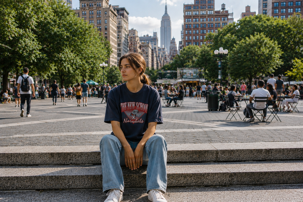 Gnarls Oversized Tee – The New School Narwhals
