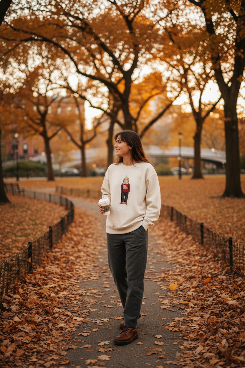 Crew Dog Gnarls Crewneck Fall Park Lifestyle