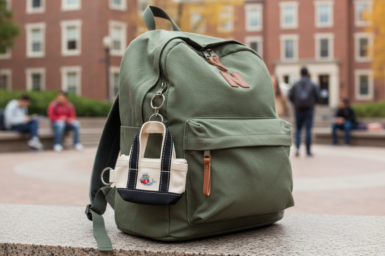 Mini Keychain Tote - Lifestyle