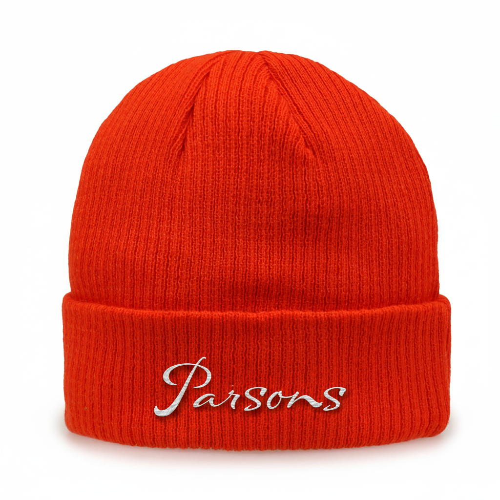 Parsons Beanie - Realistic Embroidery