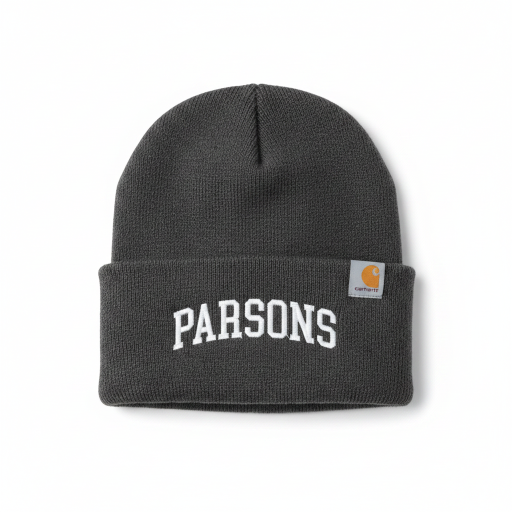 Parsons Carhartt Beanie - Coal Heather - corrected