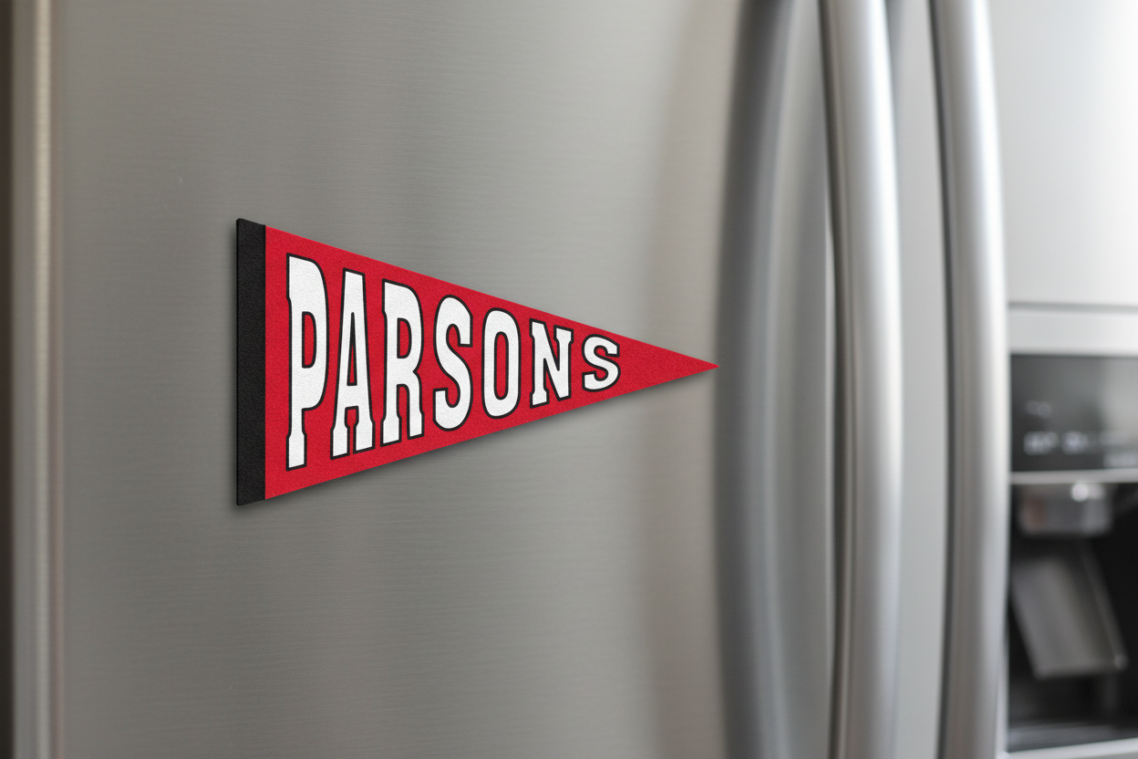 Parsons Mini Pennant Magnet Lifestyle