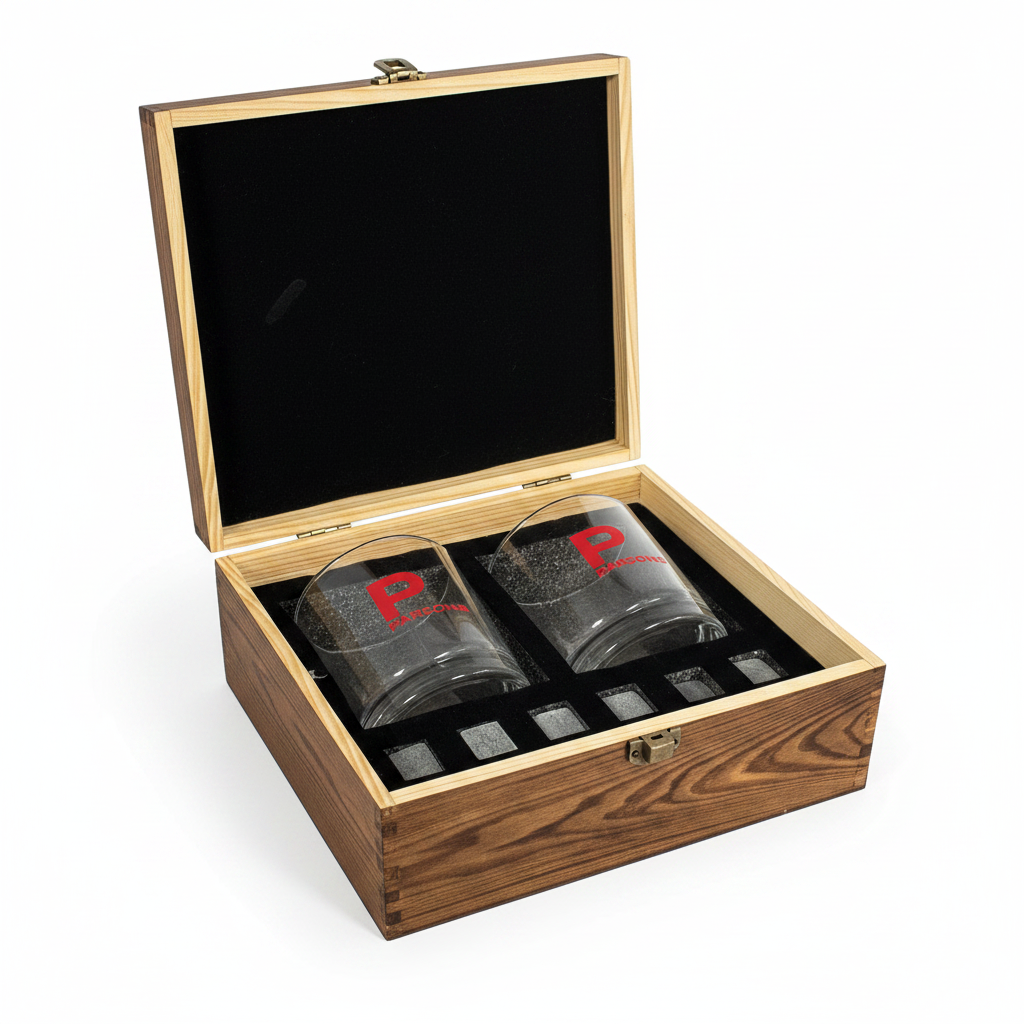 Parsons Whiskey Box - Open