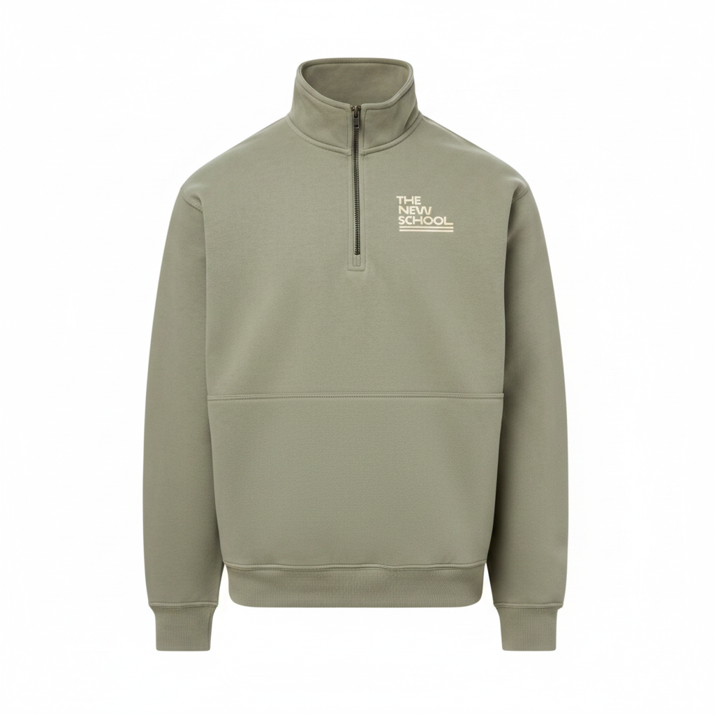 Sage Green Quarter-Zip - Front