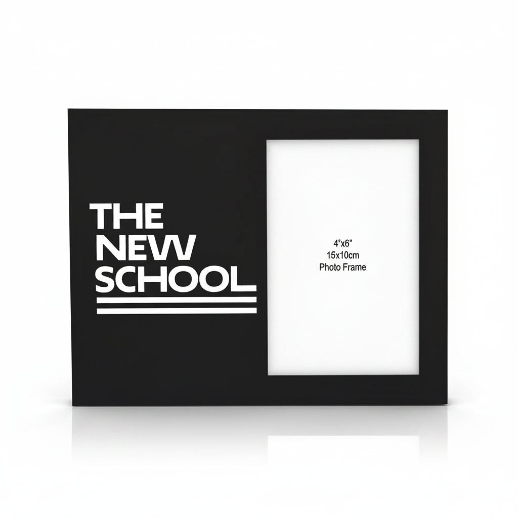 The New School 4x6 Black Photo Frame