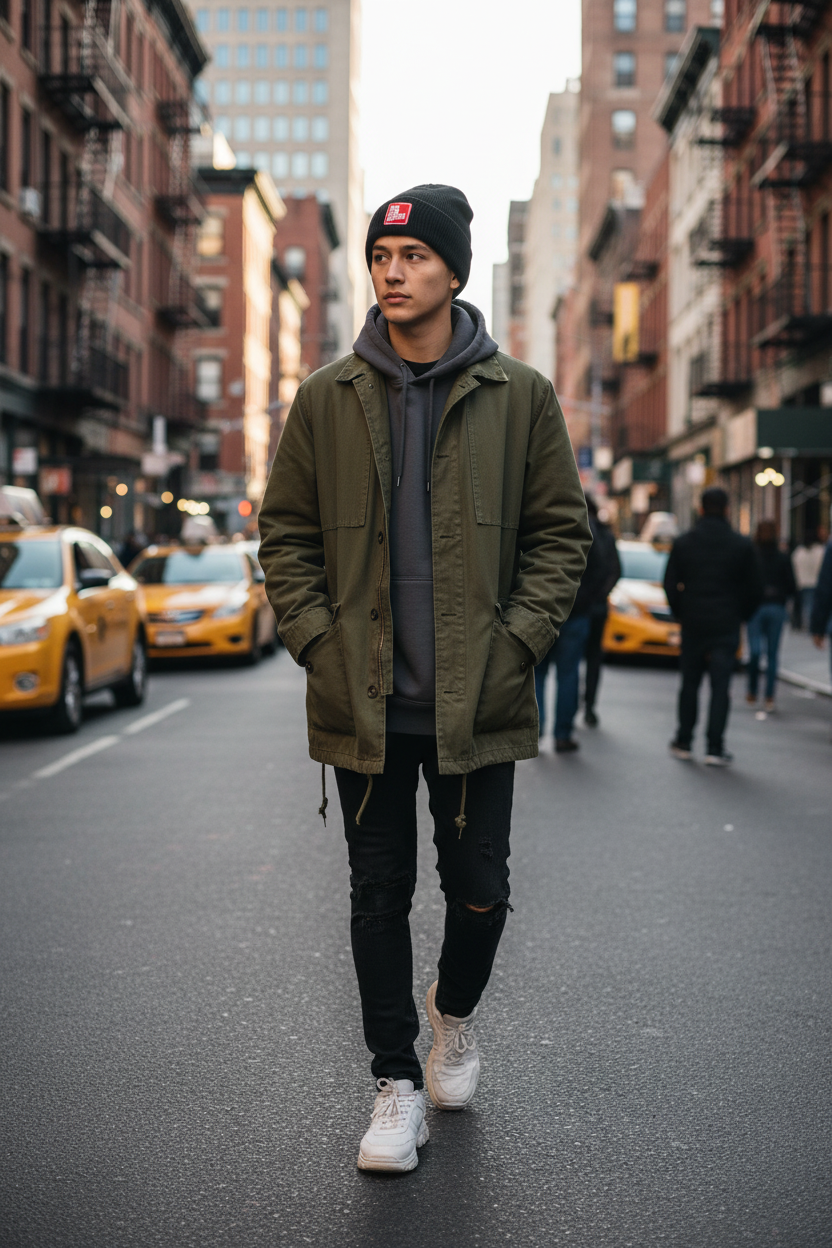 The New School Beanie — Lifestyle