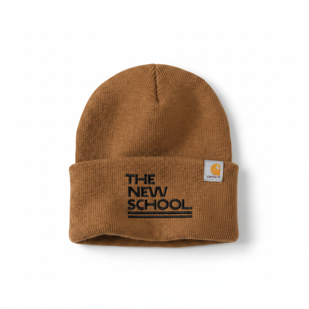 The New School Carhartt Beanie – Brown