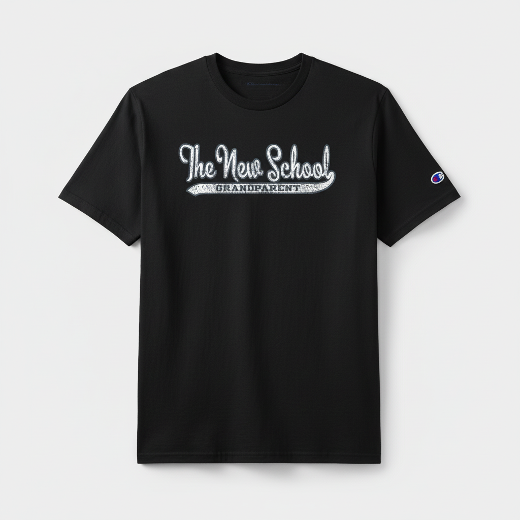 The New School Grandparent T-Shirt - Black