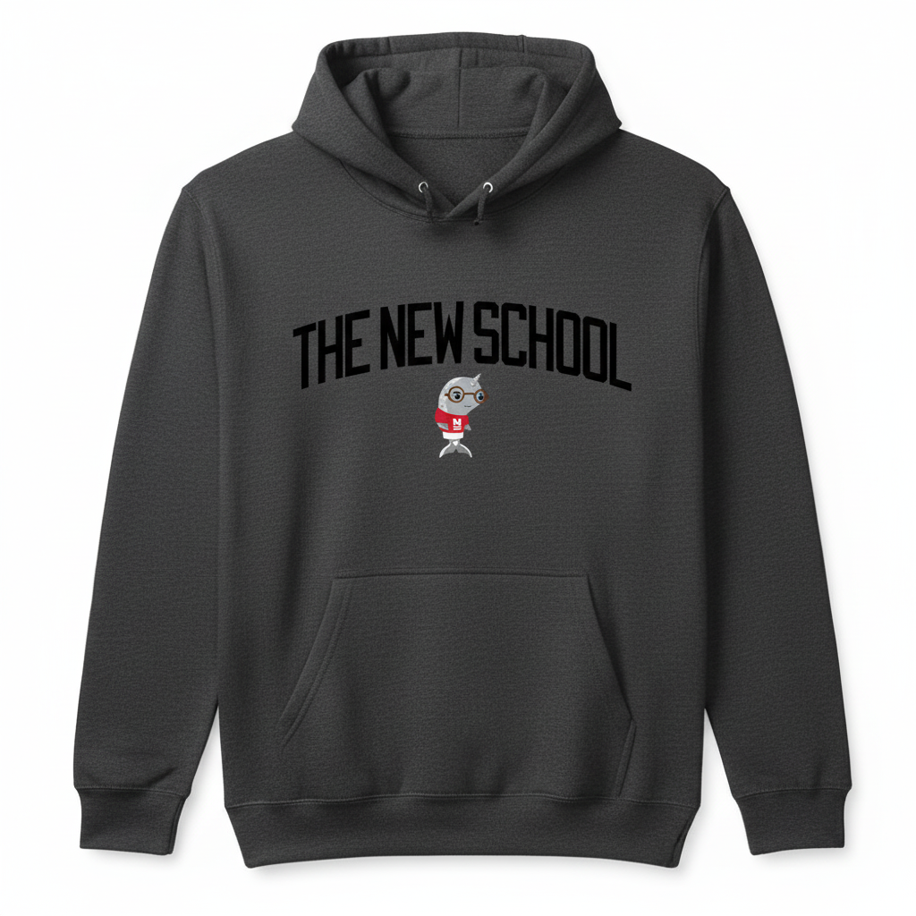 The New School Hoodie - Dark Grey