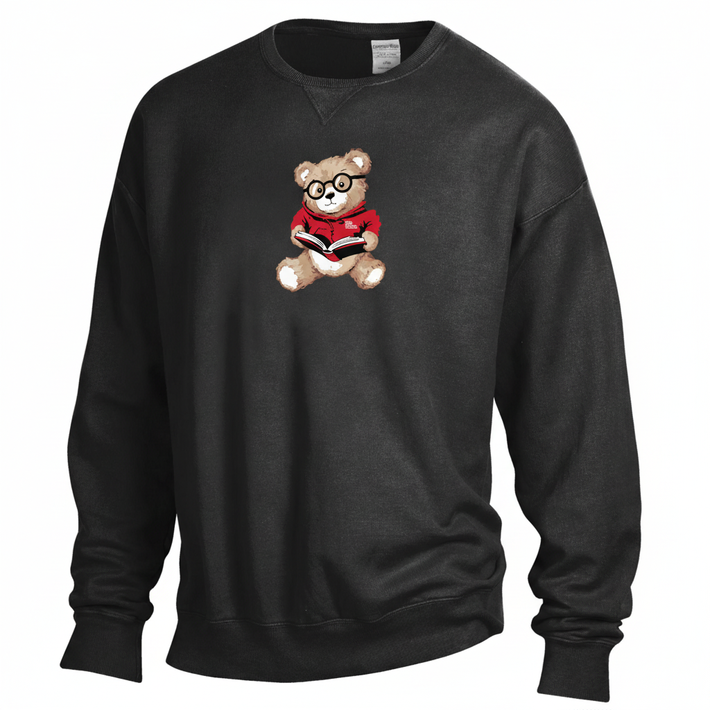 TNS Bear Crewneck - White Background