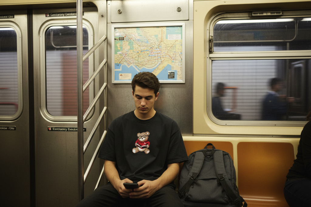 TNS Bear Tee - NYC Subway