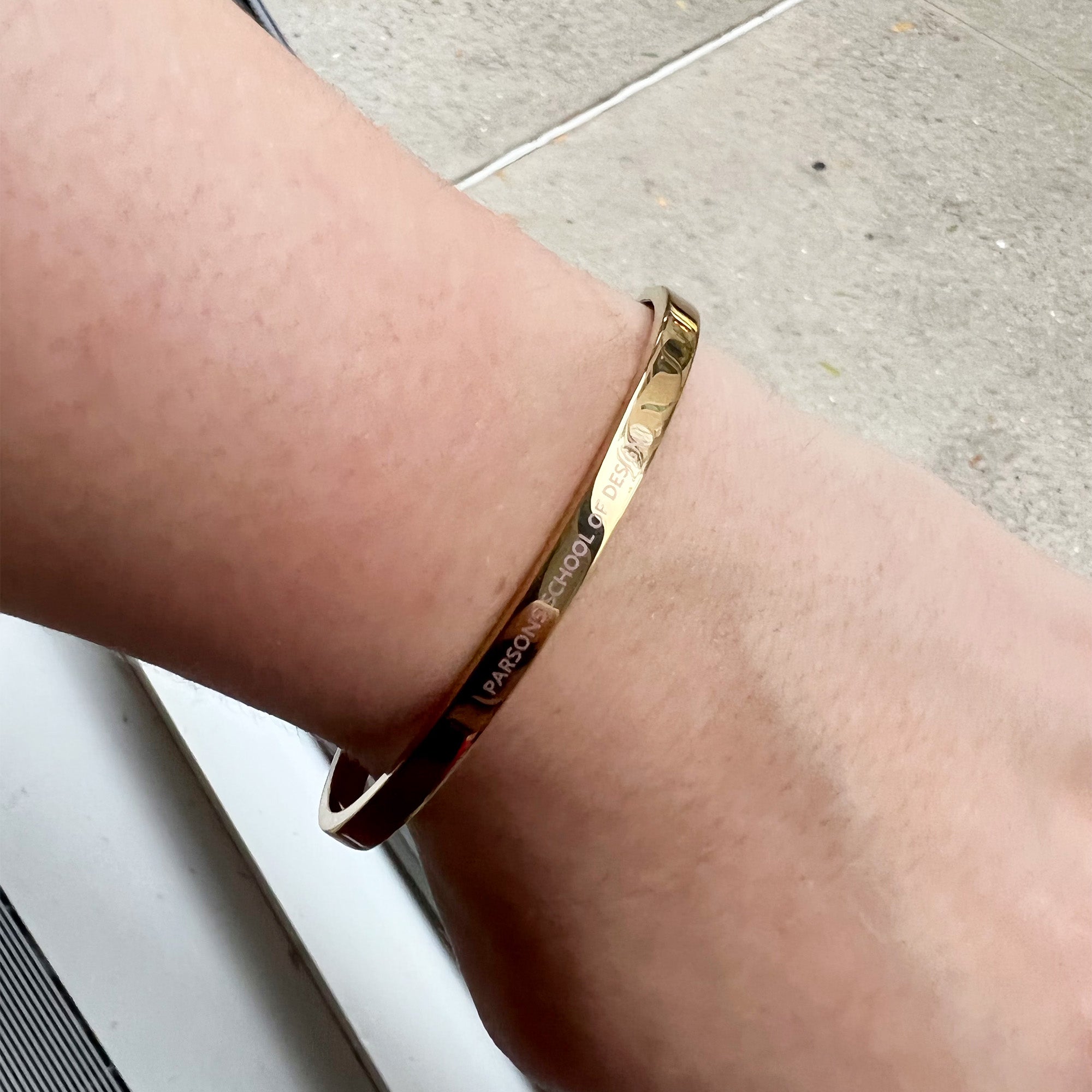 HNDSM x Parsons School of Design Brass Cuff