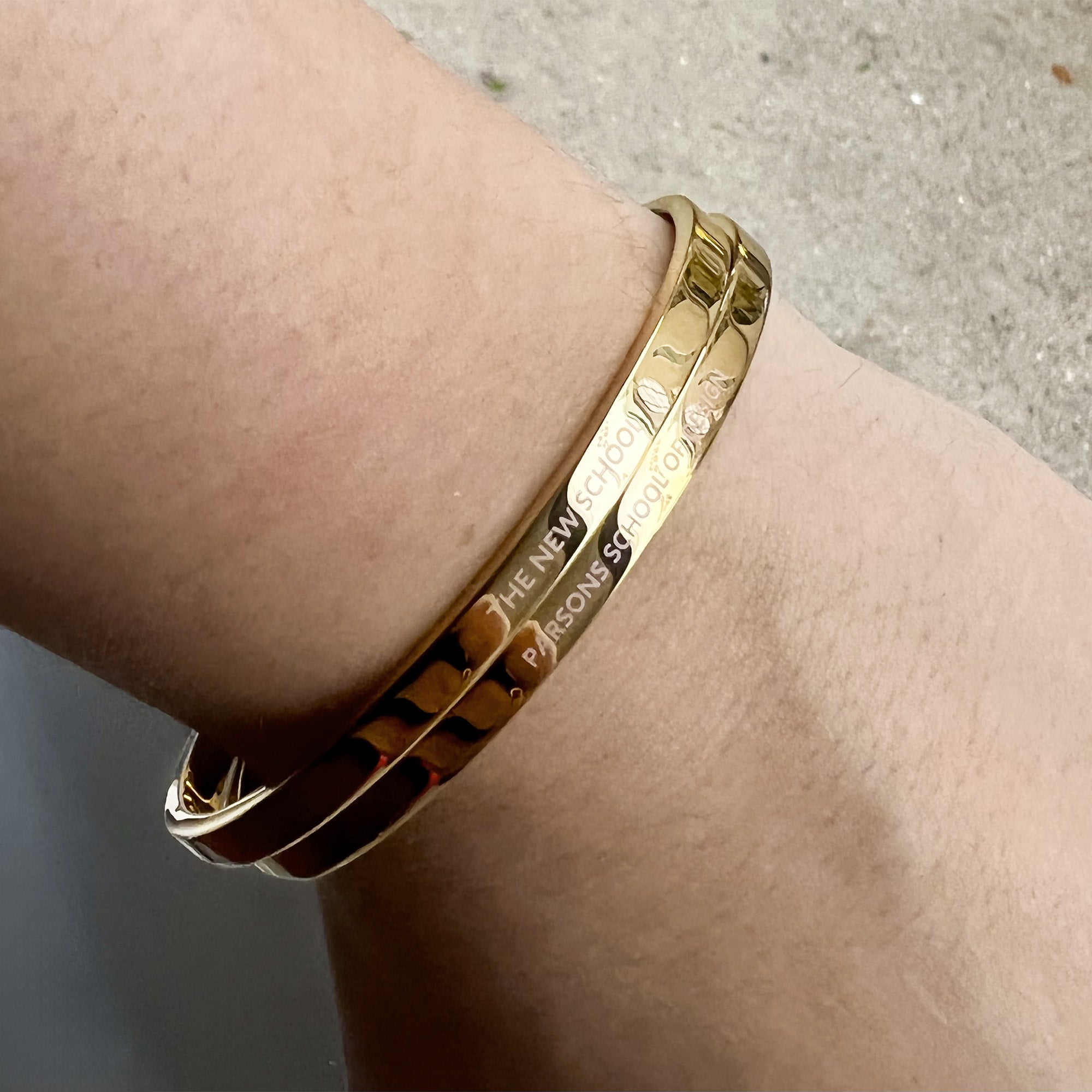 HNDSM x The New School Brass Cuff