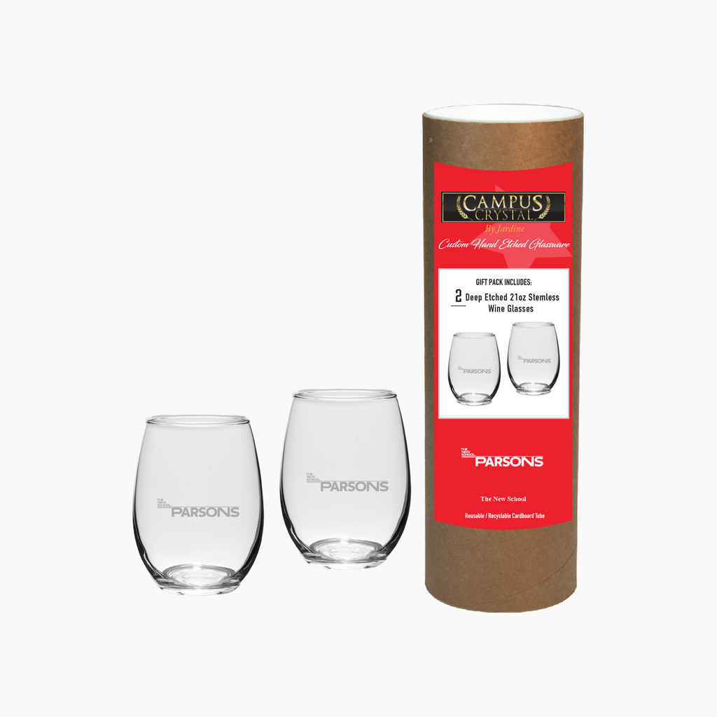Parsons Stemless Glassware Canister Set (2 Pieces)