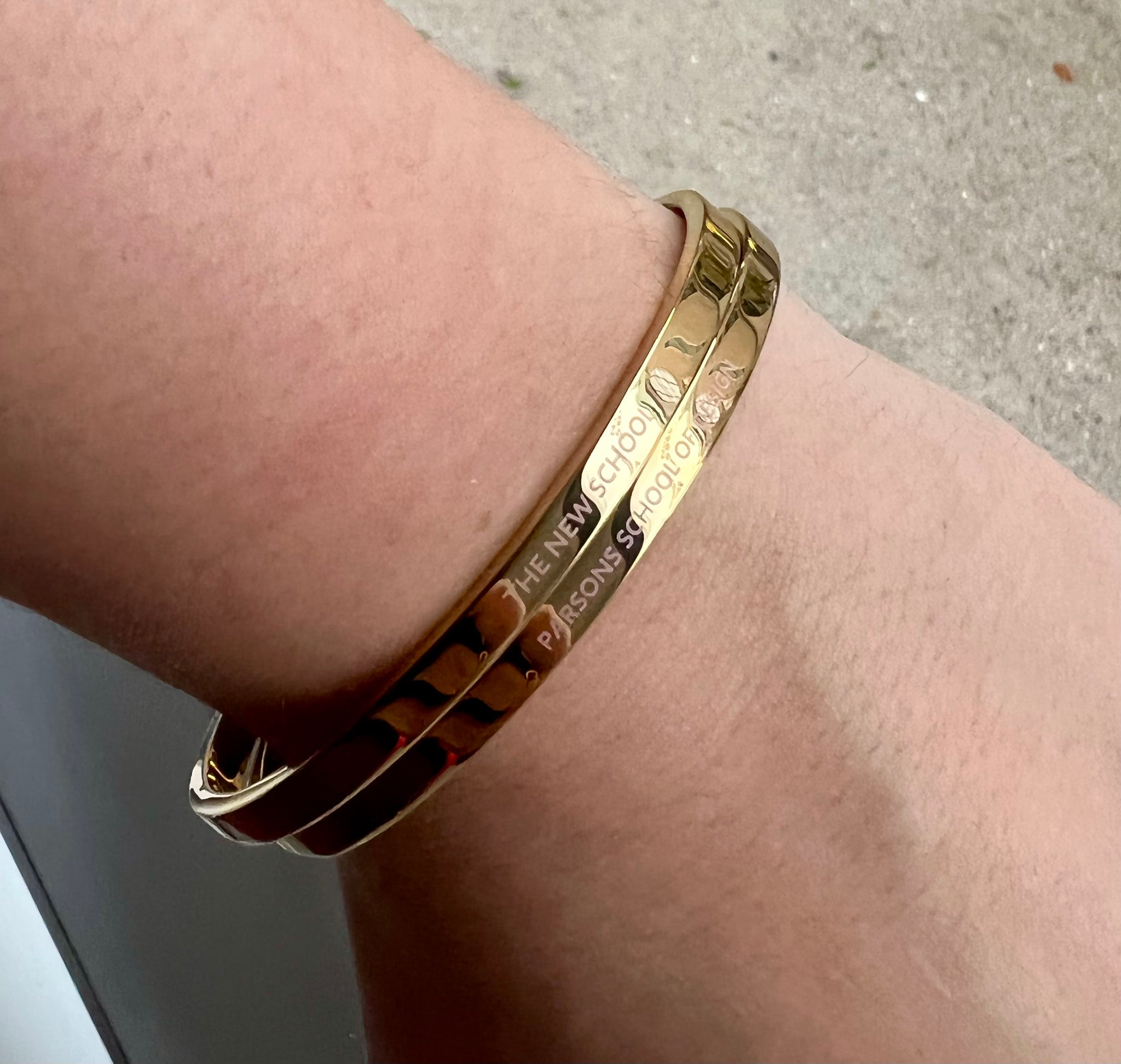 HNDSM x Parsons School of Design Brass Cuff