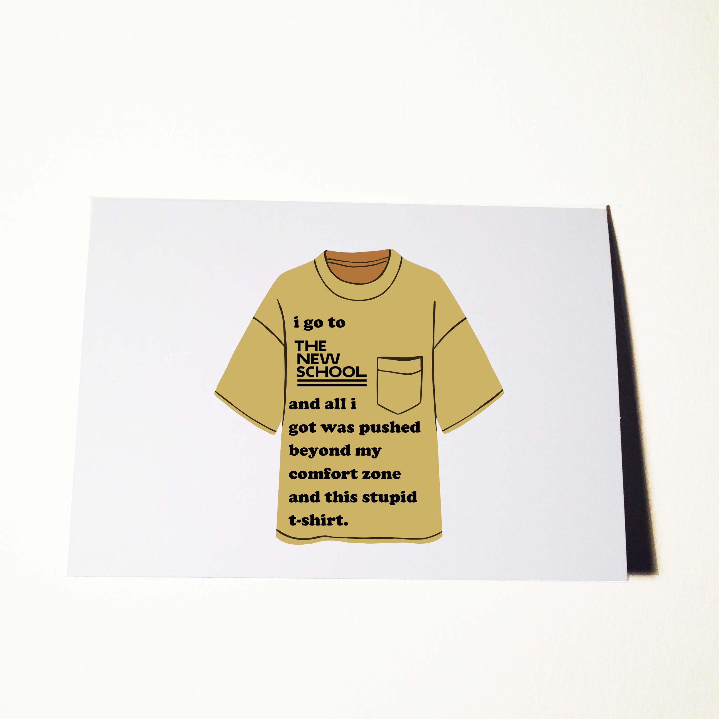 Ratbone Skinny x The New School 'T-Shirt' Card